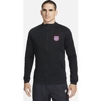 F.C. Barcelona Academy Pro Men's Knit Football Jacket - Black