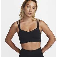 Nike Alate Trace Women's Light-Support Padded Strappy Sports Bra - Black
