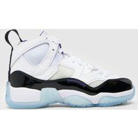 Nike Jordan white & purple jumpman two trey Youth Trainers