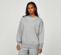 Nike Womens Phoenix Oversize Fleece Sweatshirt - Grey - Size S