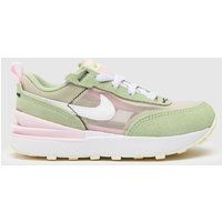 Nike pale pink waffle one Girls Toddler Trainers