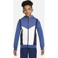 Nike Sportswear Older Kids' (Boys') Full-Zip Fleece Hoodie - Blue