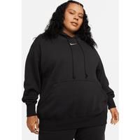 NIKE DV4984-010 W NSW PHNX FLC OS PO HOODIE PL Sweatshirt Women/'s Black/sail 4X
