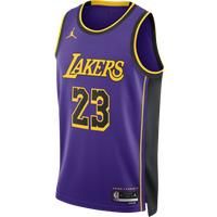 Nike Los Angeles Lakers Statement Edition Men's Jordan Dri-FIT NBA Swingman Jersey - Purple - Polyester
