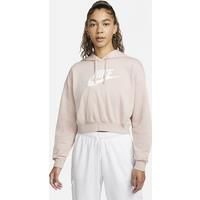 Nike Sportswear Club Fleece Women's Oversized Crop Graphic Hoodie - Pink