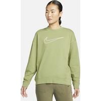 Nike Dri-FIT Get Fit Women's Graphic Crew-Neck Sweatshirt - Green