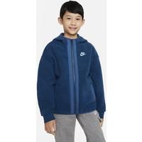 Nike Sportswear Club Fleece Older Kids' (Boys') Full-Zip Winterized Hoodie - Blue