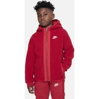 Nike Sportswear Club Fleece Older Kids' (Boys') Full-Zip Winterized Hoodie - Red