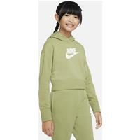 Nike Sportswear Club Older Kids' (Girls') French Terry Cropped Hoodie - Green