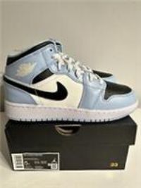 Nike Air Jordan 1 Mid Ice Blue 4.5UK£ Brand New£Fast ship£