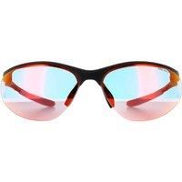 NIKE NIKE AERIAL M DZ7354 011 Sunglasses Black Frame Red Mirror Lenses 69mm