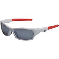 Nike Sun Sunglasses, 100 White Silver Flash, 57