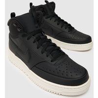Nike Men/'s Court Vision Mid Winter Three Quarter high, Black Phantom, 7 UK