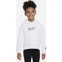 Nike Younger Kids' Fleece Pullover Hoodie - White
