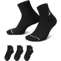 Nike Jordan Everyday Ankle Socks (3 Pairs) - Black