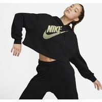 Nike Sportswear Women's Cropped Fleece Dance Hoodie - Black