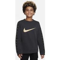 Nike Sportswear Repeat Older Kids' (Boys') Fleece Crew-Neck Sweatshirt - Grey