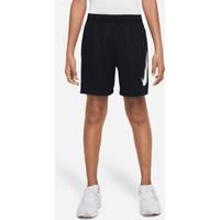 Nike Older Boys Dri-Fit Graphic Training Shorts - Black/White
