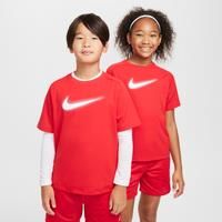 Nike Multi Older Kids' (Boys') Dri-FIT Graphic Training Top - Red - Polyester