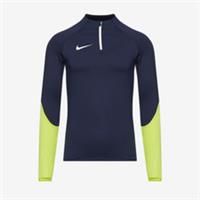Nike Dri-Fit Strike 23 Drill Top Mens Large Navy Blue Yellow 1/4 Zip Breathable