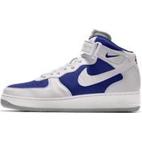 Nike Air Force 1 Mid By You Women's Custom Shoes - Blue