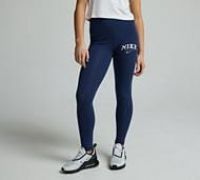 Nike Girls Trend High Waist Legging - Navy - Size XL/G
