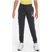 NIKE B NSW SI FLC Cargo Trousers BB, Dk Smoke Grey, XS