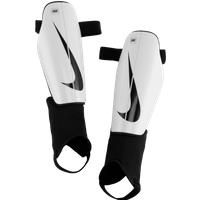 Nike, Charge, Football Shin Guards, White/Black/Black, S, Adult Unisex