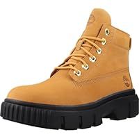 Timberland Women/'s Greyfield Leather Boot Ankle, Brown, 5 UK