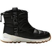 THE NORTH FACE Women/'s Thermoball Lace Up Wp Snow Boot, Tnf Black/Gardenia White, 8
