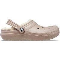 Crocs Unisex Classic Lined Clog, Mushroom Bone, 12 UK Men/ 13 UK Women