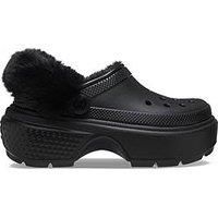 Crocs Unisex-Adult Stomp Lined Clog, Black, 8 UK Men / 10.5 UK Women