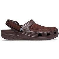 Crocs Men/'s Yukon Vista II LR Flip Flop, Espresso, 6 UK