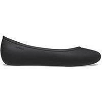 Crocs Brooklyn Flat Ballet Pump - Black