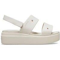Crocs Womens,Brooklyn 4U, Stucco, 3 UK Women