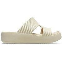 Crocs  Getaway Groove Platform HStrap  women's Mules / Casual Shoes in Beige