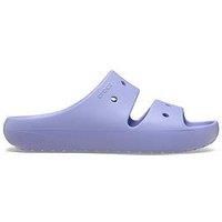 Crocs Unisex Classic Sandal v2 Slide, Mystic Purple, 6 UK