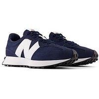 New Balance 327 trainers in navy & white