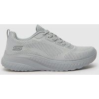 Skechers Womens Running Trainers Bob Squad Face Off Lace Up grey UK Size 3