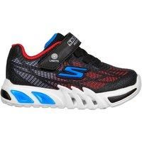 Skechers 400137N BKRB Trainers, Black Synthetic/Red & Blue Trim, 5 UK
