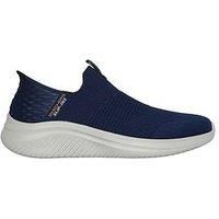Skechers Slip-Ins Ultra Flex 3.0 Stretch Knit Trainers - Navy