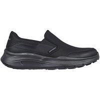 Skechers Men/'s 232515 BBK Sneaker, Black Mesh/Duraleather/Trim, 7 UK