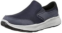 Skechers Mens 232515 Nvy Sneaker, Navy Mesh Duraleather Trim, 8 UK