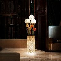 Ivy Bronx Flower Vase Floor Lamps Art Floor Lamp With Hand-woven Flower Rattan,upscale Decoration Lamp Indoor Lighting Standing Lamp Decoration Lamp For Home,re 109cm H X 20cm W X 20cm D