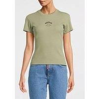 M05Ch1N0 Jeans Baby Rib Logo Tee