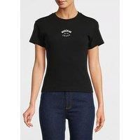 M05Ch1N0 Jeans Baby Rib Logo Tee