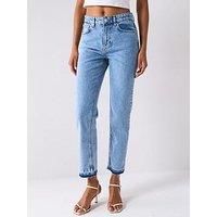 Moschino Jeans 12Oz Straight Leg Denim - Blue