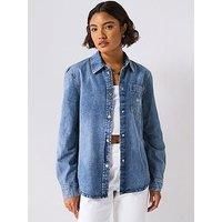 Moschino Jeans Lightweight Denim Shirt