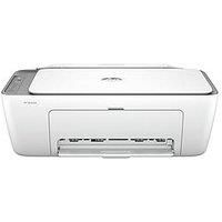 HP DeskJet 2820e All-in-One Wireless Inkjet Printer, Silver/Grey,White