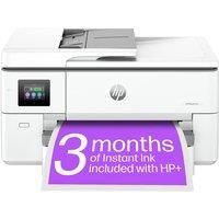 HP OfficeJet Pro 9720e All-in-One Wireless A3 Inkjet Printer & Instant Ink with HP, White,Silver/Grey